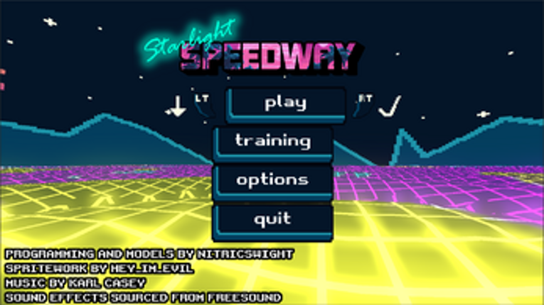 Starlight Speedway - VimJam 4 screenshot
