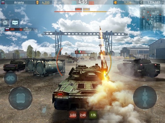 Modern Tanks: Military Battle screenshot