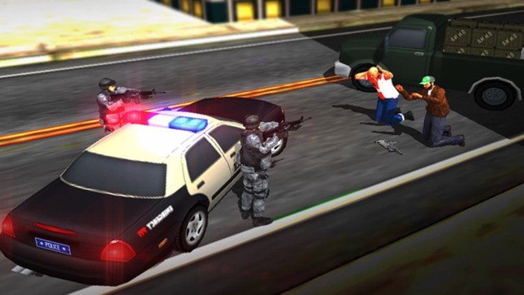 Police chase Car driving 3D simulator free screenshot