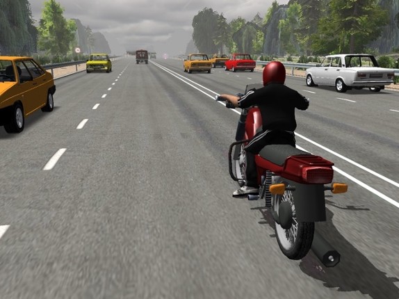 Russian Moto Traffic Rider 3D screenshot