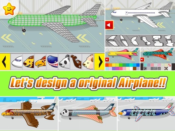 Set up the airplane parts! - Work Experience-Based Brain Training App screenshot