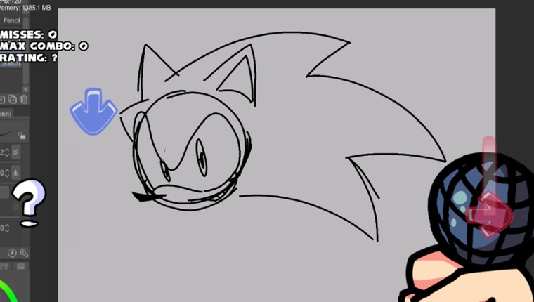 Sonic: Dimensional Funkin' 1.9 screenshot