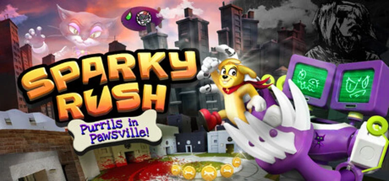 Sparky Rush: Purrils in Pawsville! Image