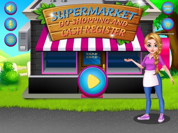 Supermarket Shopping and Cash Register screenshot