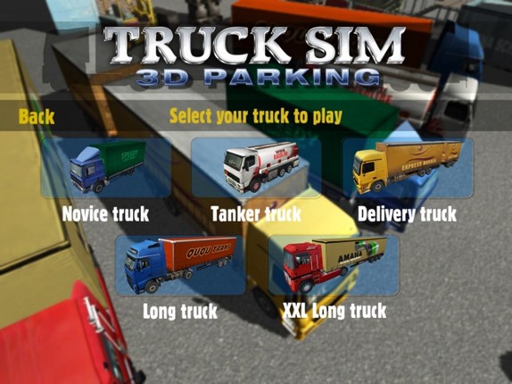 Truck Sim - Free 3D Parking Simulator Game screenshot