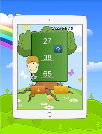 Addition subtraction math - education games for kids Image