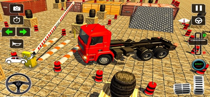 Cargo Truck Parking Driver Image