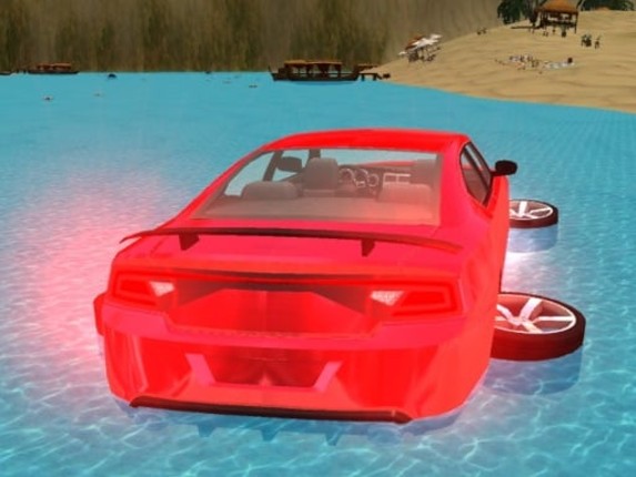 Floating Water Surfer Car Image