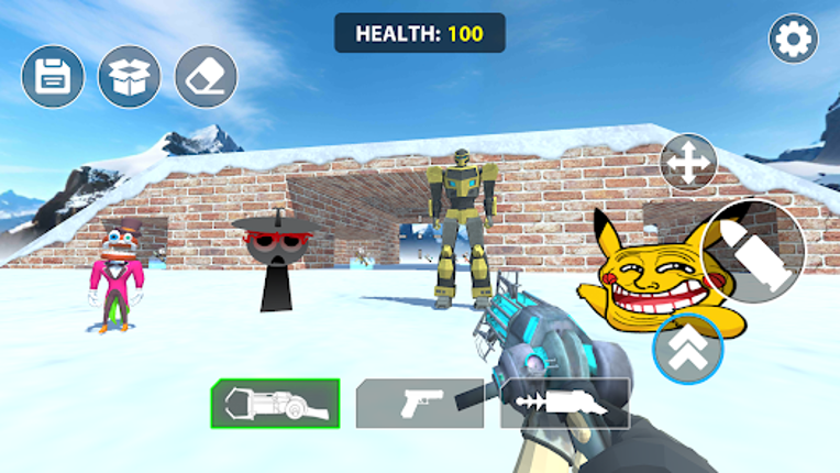 FPS Sandbox Mod In Frozen Image