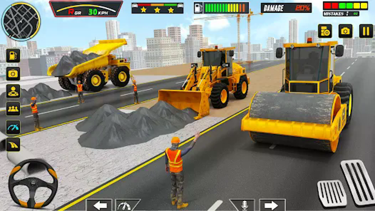 City Road Construction Sim 3D screenshot