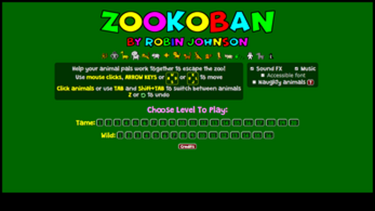 Zookoban screenshot