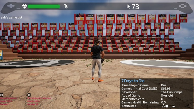Game Quest: The Backlog Battler screenshot