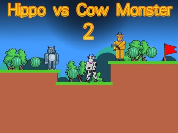 Hippo vs Cow Monster 2 Game Cover