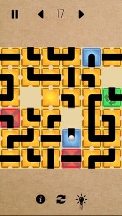 Sliding Puzzle - Guide the Ball screenshot