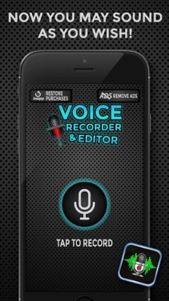 Voice Recorder and Editor – Change Your Speech with Funny Sound Effects screenshot