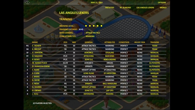World Basketball Tycoon screenshot