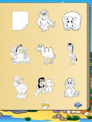 Coloring Book Free - Animals Image