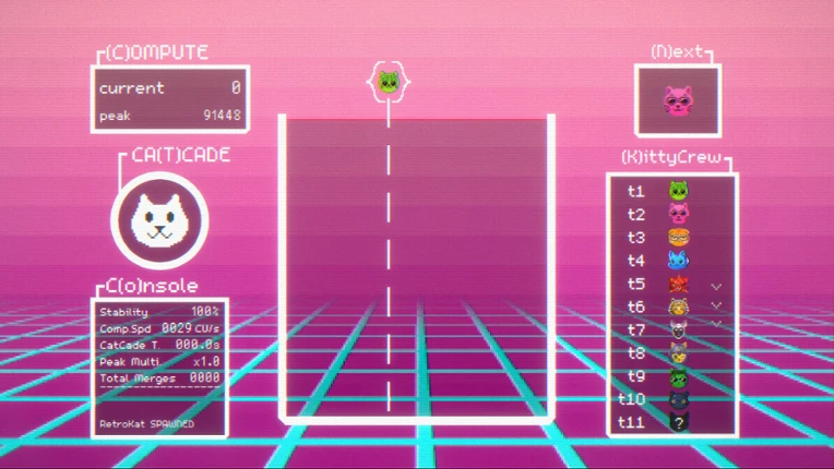 CyberKitty: Neon Merge Image