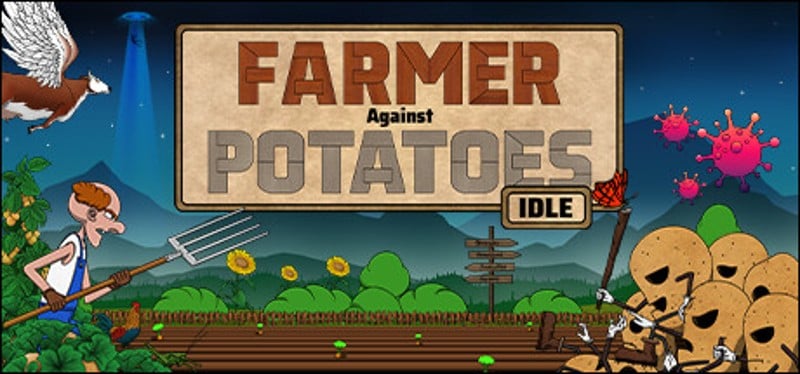 Farmer Against Potatoes Idle Image