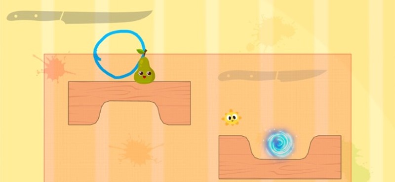 Fruit Escape: Draw Line screenshot