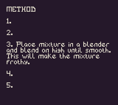 Game Boy Vegan Halloween Cookbook 2022 screenshot