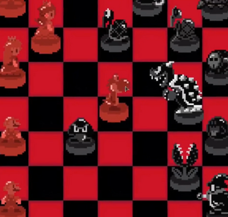 Checkers with Mario Physics screenshot