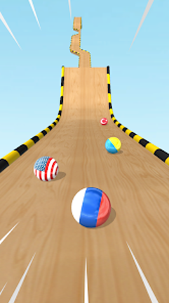 Marble Run 3D - Country Balls screenshot