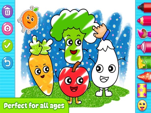 Glitter Coloring For Kids screenshot