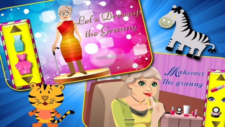 Grandma's Party Makeover Salon - Make the Granny look young &amp; cute for Grandpa screenshot