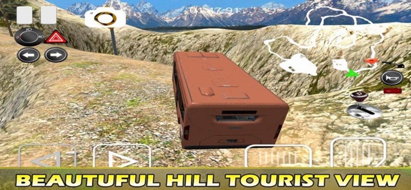 Hill Bus Tourist Game 3D screenshot