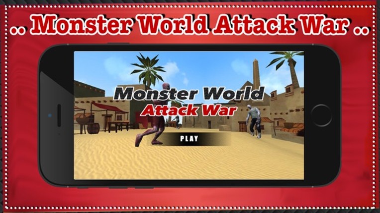 Monster World Attack War - free game first most fun for person Image