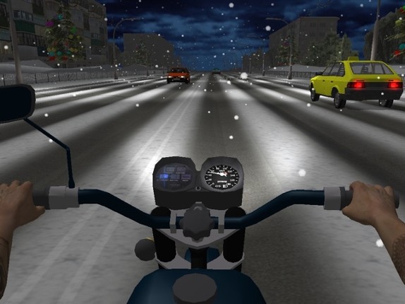 Russian Moto Traffic Rider 3D screenshot