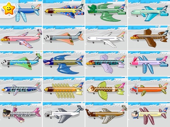 Set up the airplane parts! - Work Experience-Based Brain Training App screenshot