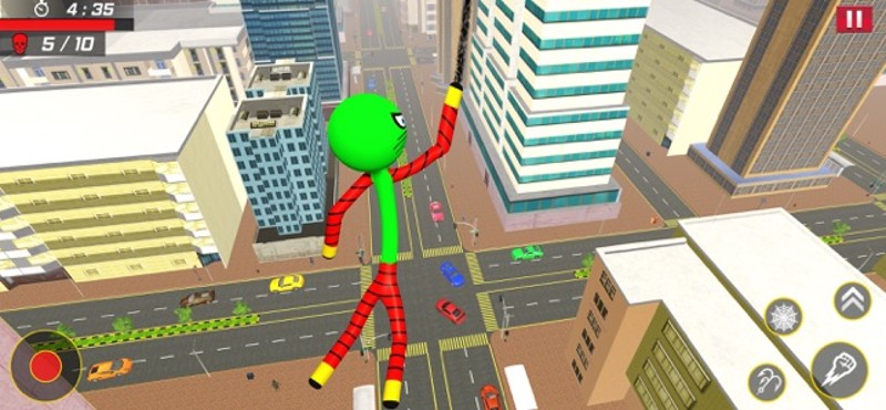Stickman Super Rope Hero Games screenshot