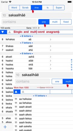 WordsFinderPro Suomi/Finnish Image