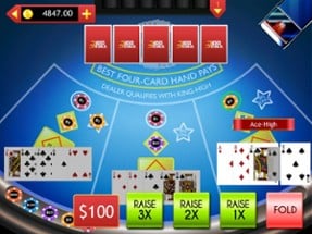 4 Card Hand Poker - Multihand Image