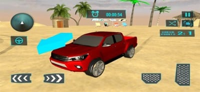 Beach Truck Water Surfing Image