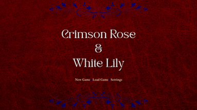 Crimson Rose & White Lily Image