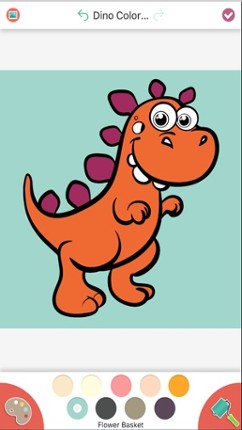 Dinosaur Coloring Books for Kids Toddler Game Free screenshot