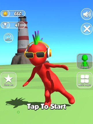 Fun Race Color Hole Party 3D screenshot