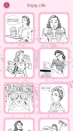 Girls Coloring Book screenshot