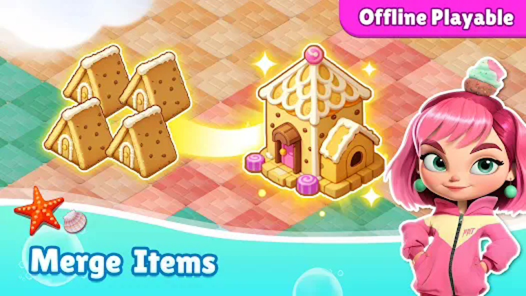 Merge Miracle Town - Offline screenshot