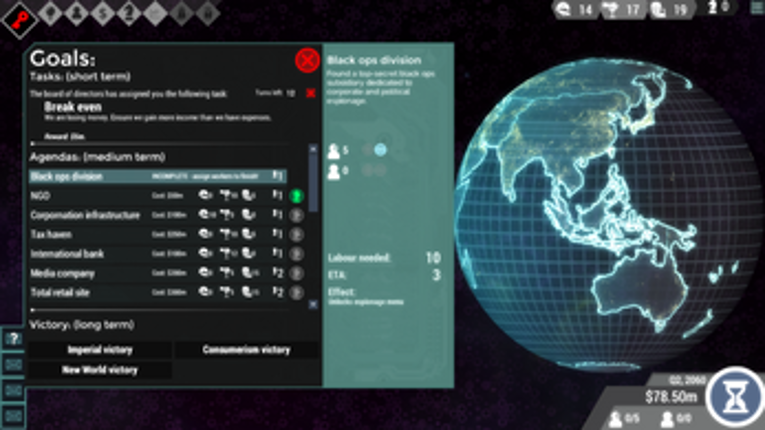 Spinnortality - Kickstarter prototype screenshot