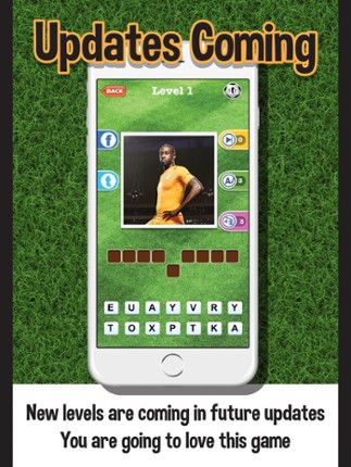 Guess who's the football players quiz app - Top footballer stars trivia game for real soccer fan screenshot