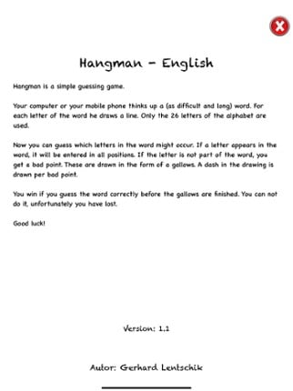 Hangman - English Image