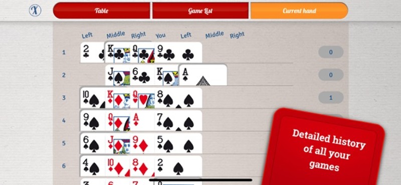 Hearts LITE - Card Game screenshot