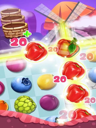 Hungry Fruit Bear Harvest Blast Matching Puzzler Games Free screenshot