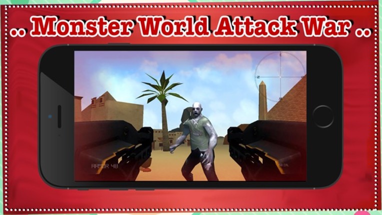 Monster World Attack War - free game first most fun for person Image