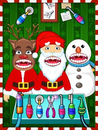 Santa Christmas Dentist Doctor Image