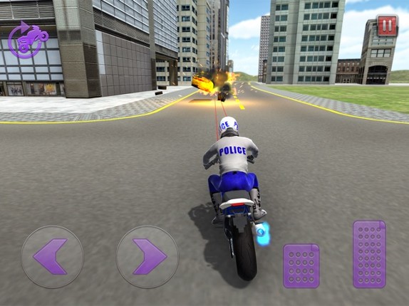 Shooting Mission Biker Police screenshot